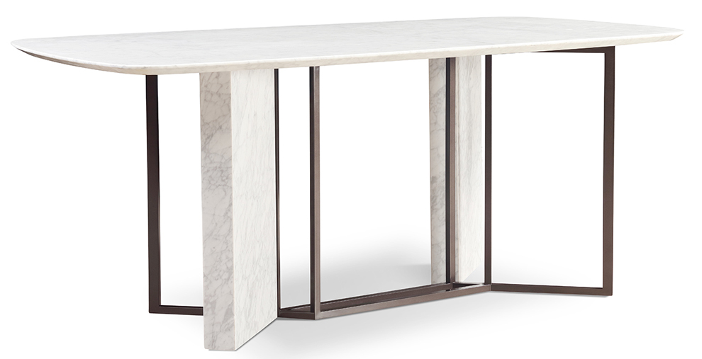卡拉白大理石餐桌